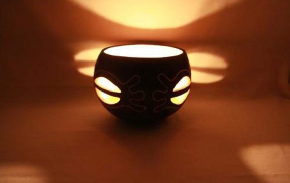 Kalebasse Windlicht Kerzenhalter Adaptability